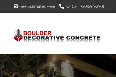 Boulder Decorative Concrete